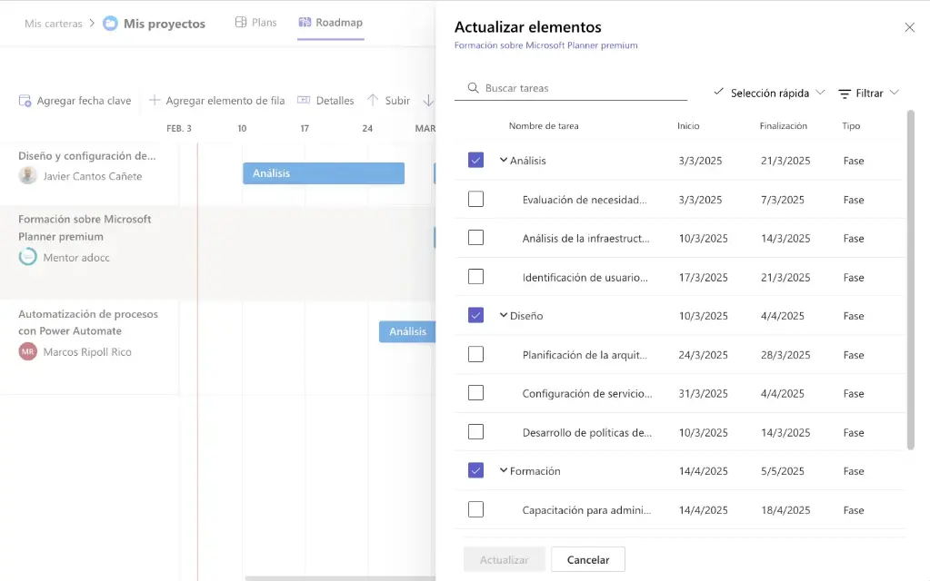 Webinar Gestión de carteras de proyectos en Planner Premium